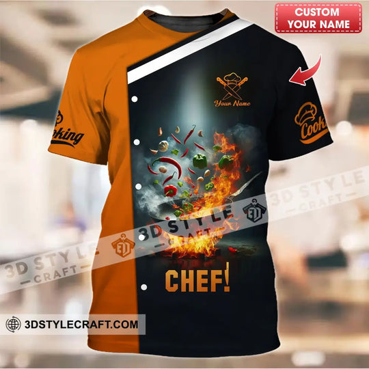 Unisex Shirt - Custom Text Shirt Chef style option 1