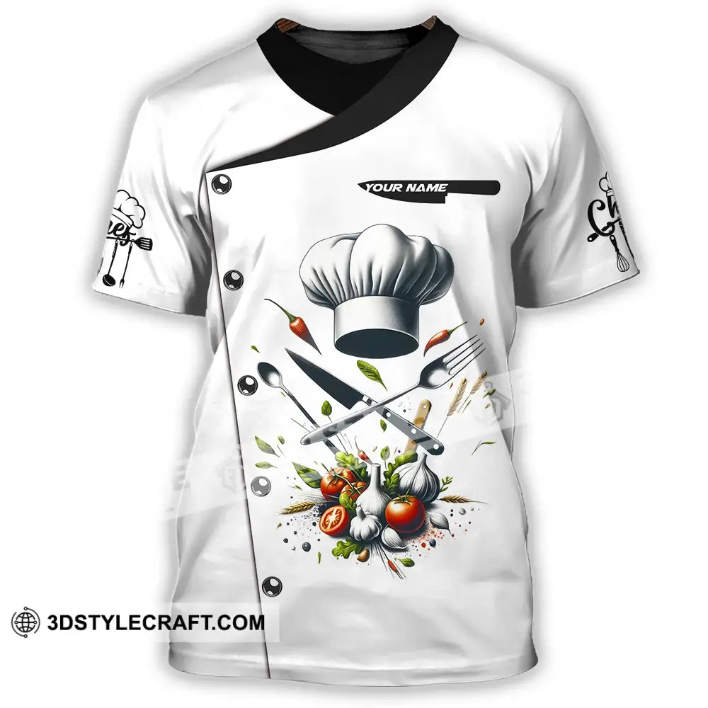 Unisex Shirt - Custom Text Chef T-Shirt / S T-Shirt
