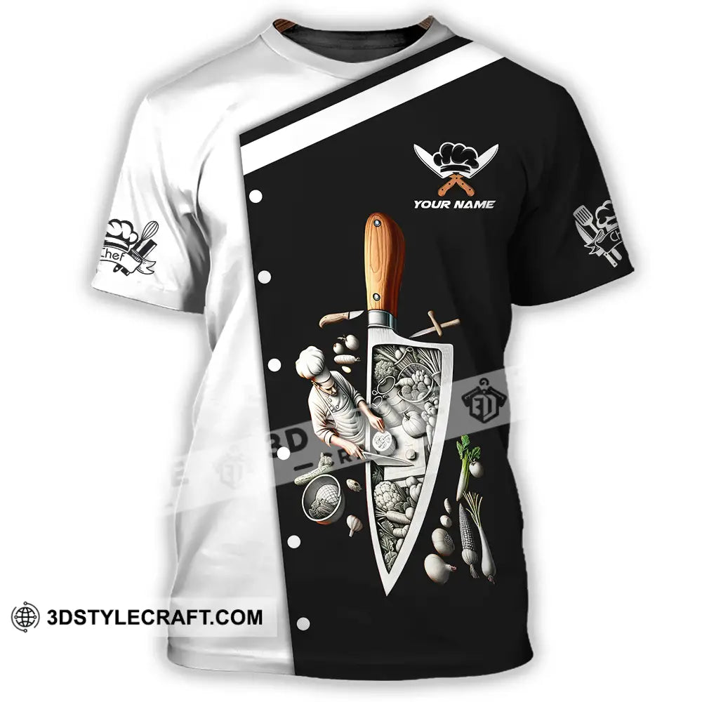 Unisex Shirt - Custom Text Chef T-Shirt / S T-Shirt