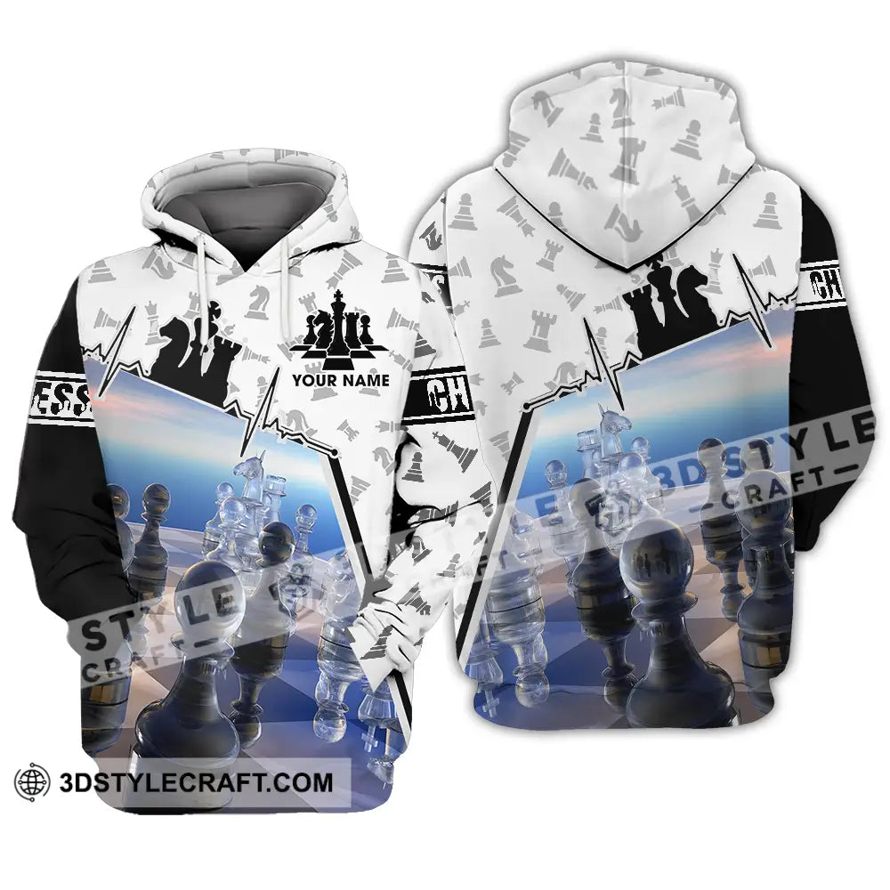 Unisex Shirt - Custom Text Chess Hoodie / S T-Shirt