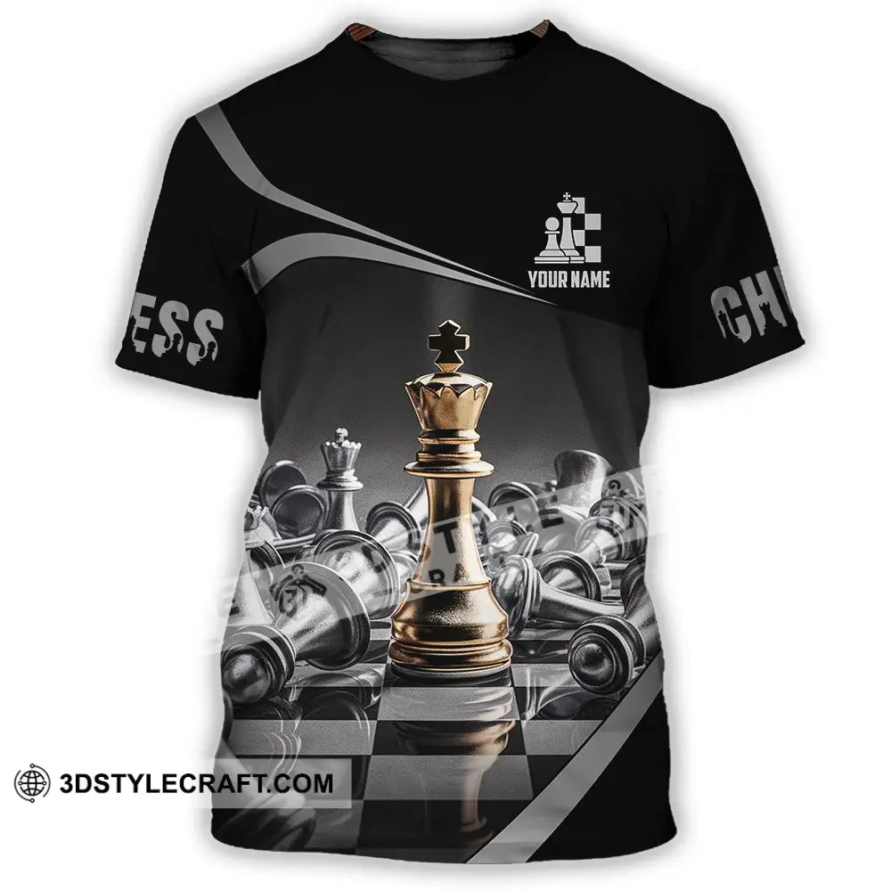 Unisex Shirt - Custom Text Chess T-Shirt / S T-Shirt