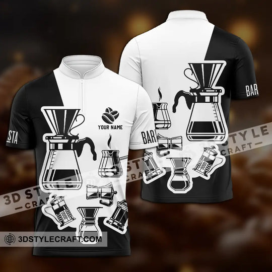 Unisex Shirt - Custom Text Shirt, Coffee Shirt style option 2
