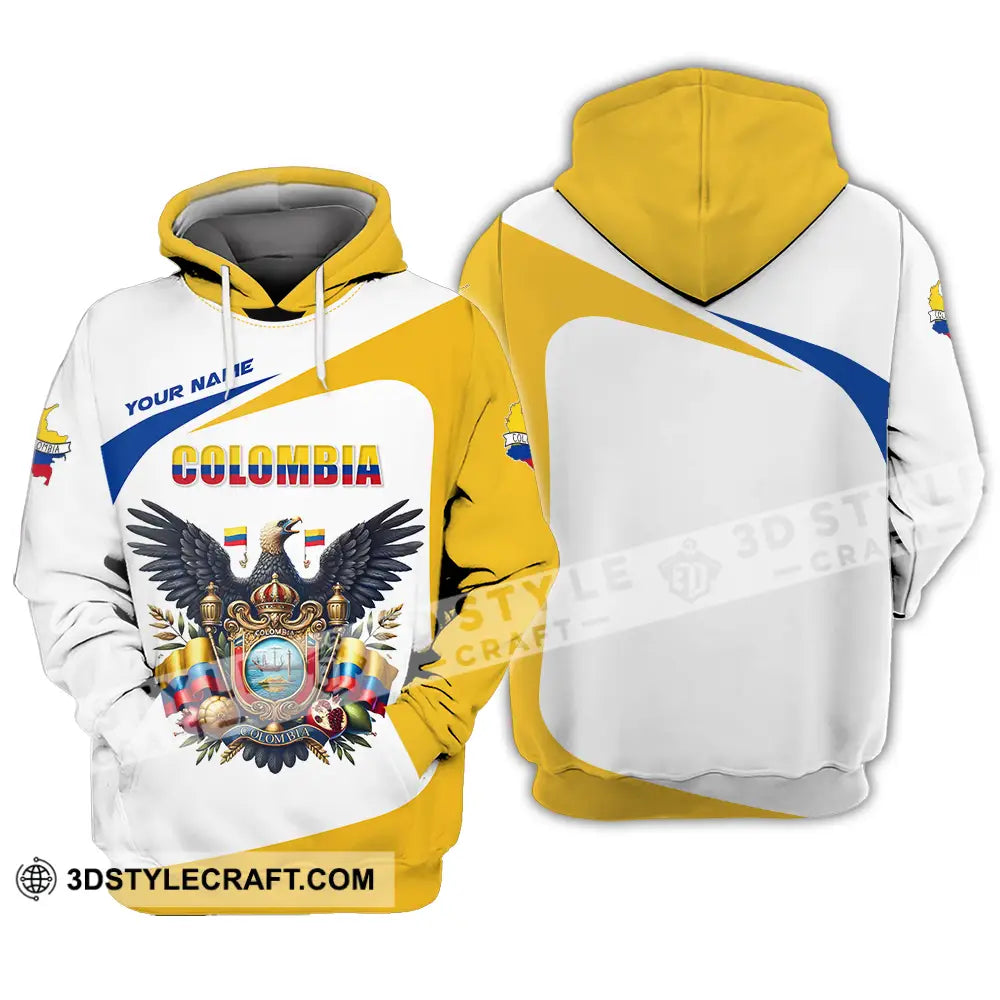Unisex Shirt - Custom Text Colombia Hoodie / S T-Shirt