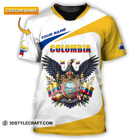 Unisex Shirt - Custom Text Shirt Colombia style option 1