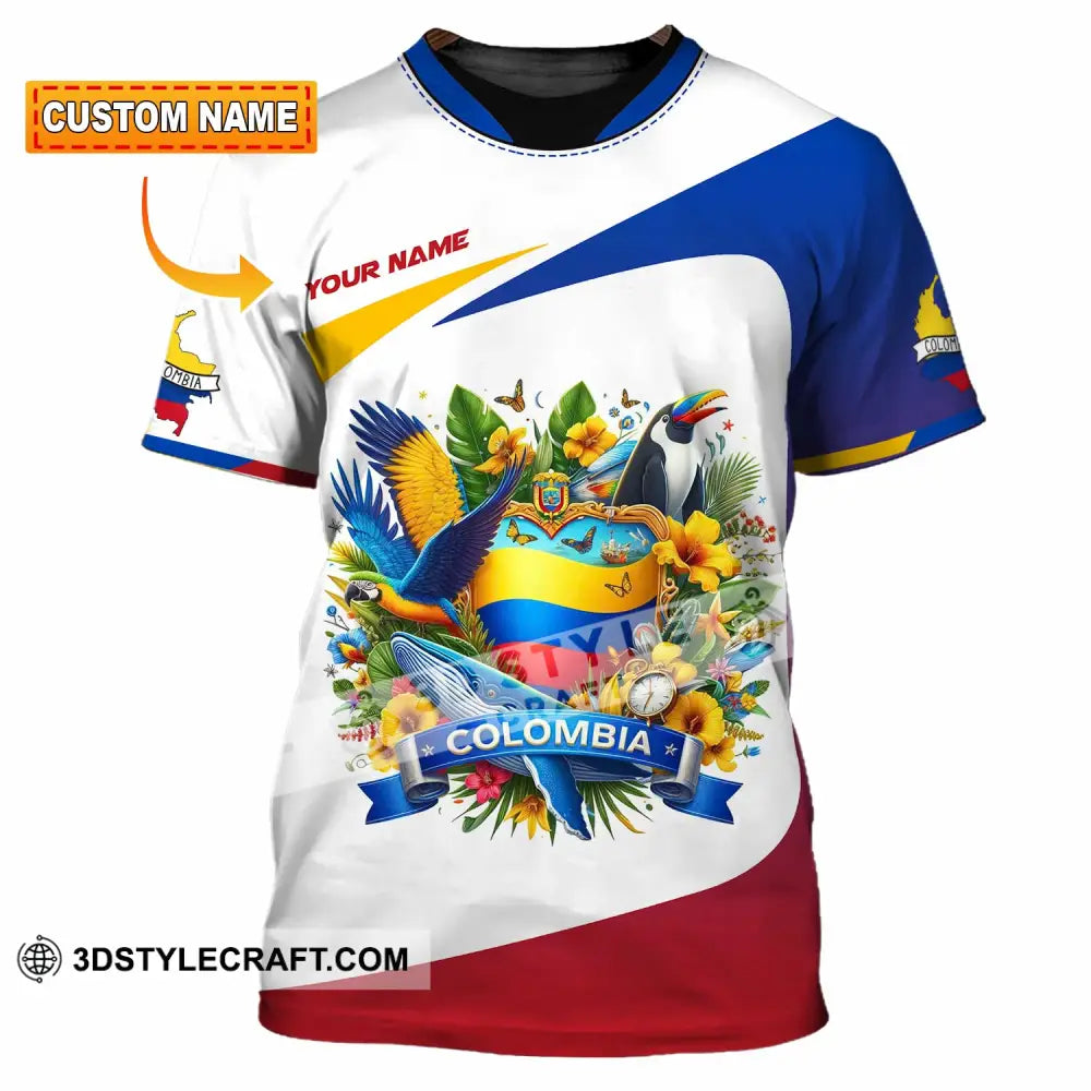 Unisex Shirt - Custom Text Colombia T-Shirt