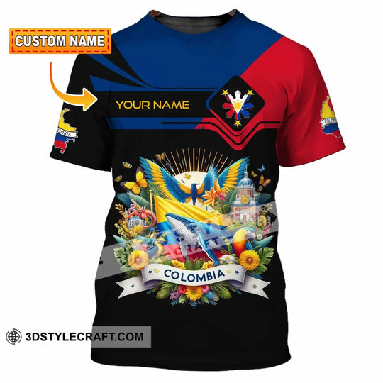 Unisex Shirt - Custom Text Shirt Colombia style option 1