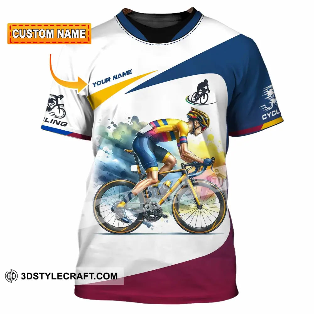 Unisex Shirt - Custom Text Cycling T-Shirt