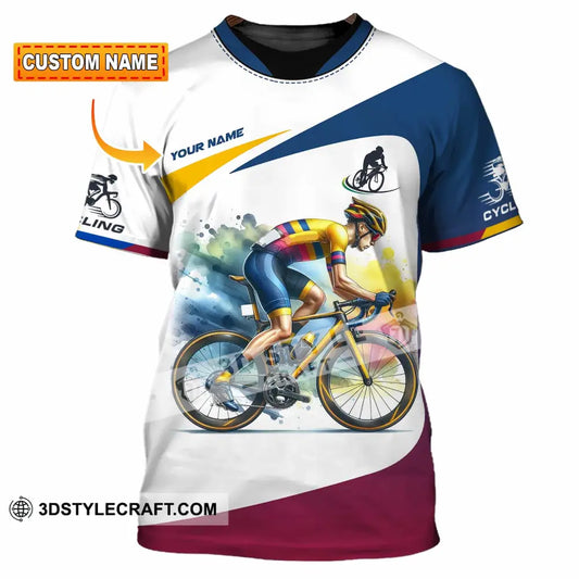 Unisex Shirt - Custom Text Cycling T-Shirt