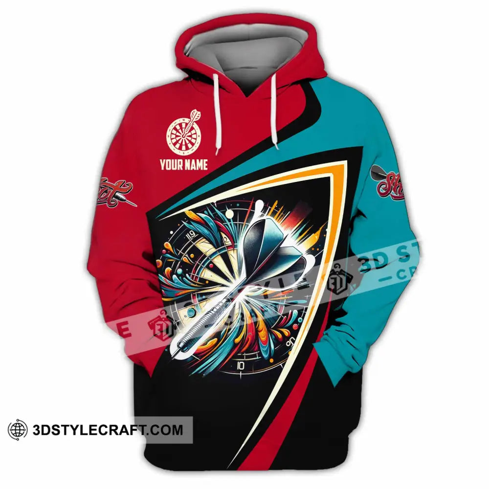 Unisex Shirt - Custom Text Shirt Dart Shirt Hoodie / S T-shirt