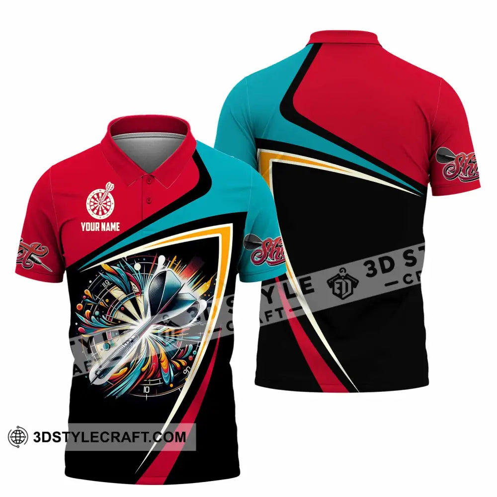 Unisex Shirt - Custom Text Shirt Dart Shirt Polo Shirt / S T-shirt