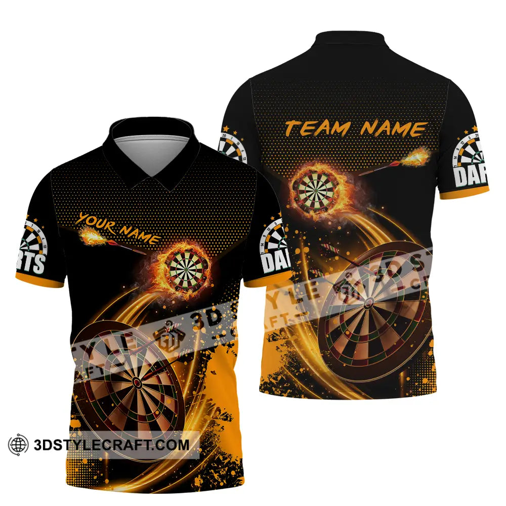 Unisex Shirt - Custom Text Shirt Dart Shirt Polo Shirt / S T-shirt