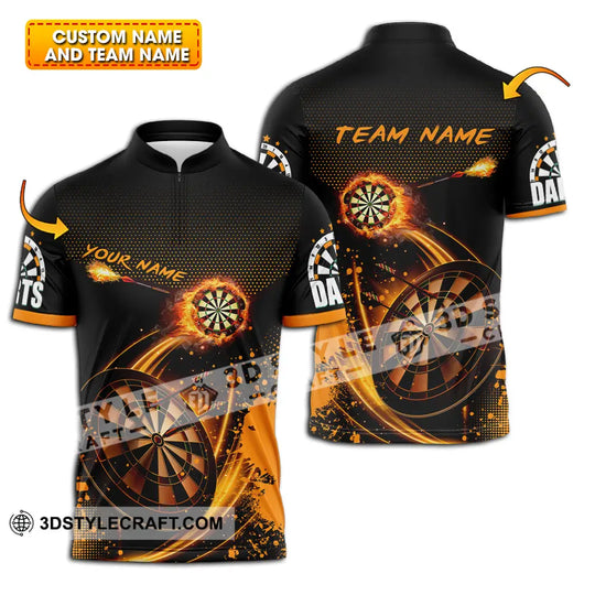 Unisex Shirt - Custom Text Shirt, Dart Shirt style option 1