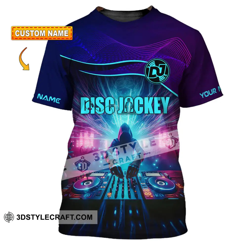 Unisex Shirt - Custom Text Dis Jockey Shirt T-shirt