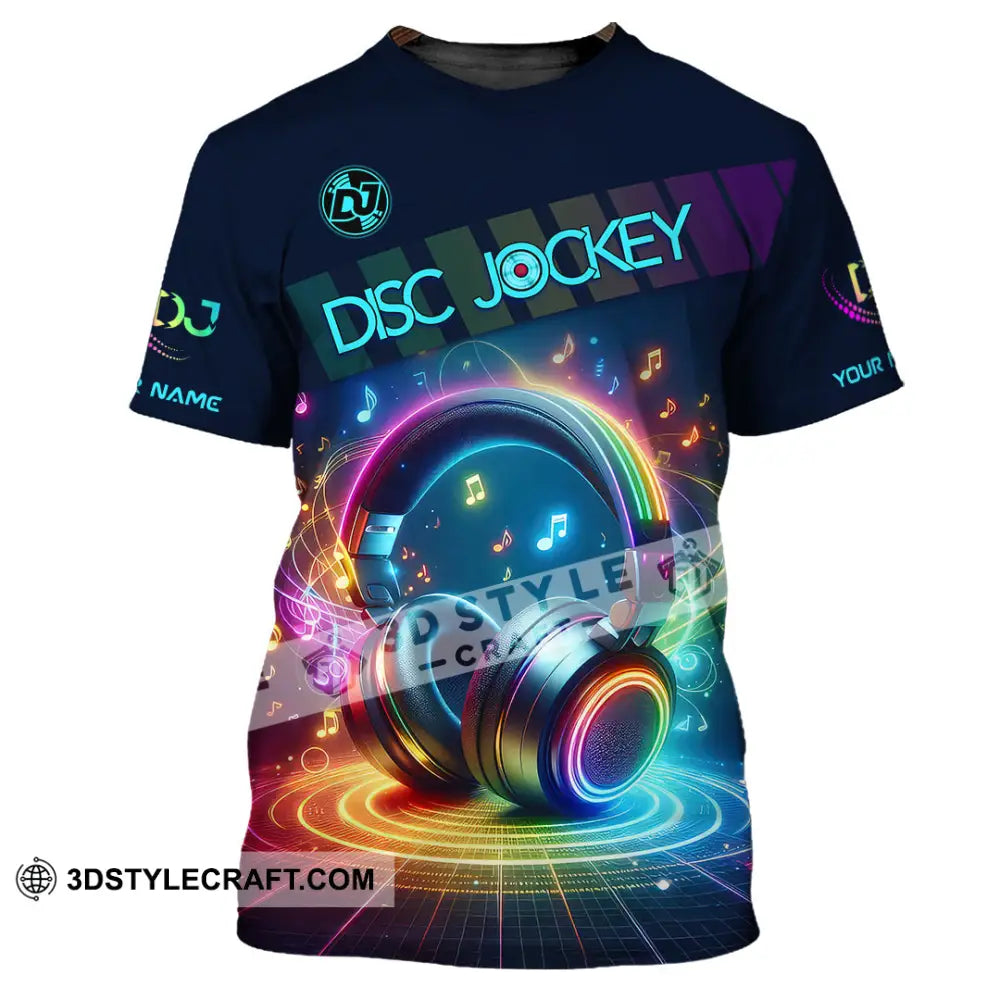 Unisex Shirt - Custom Text Dis Jockey Shirt T-Shirt / S T-shirt