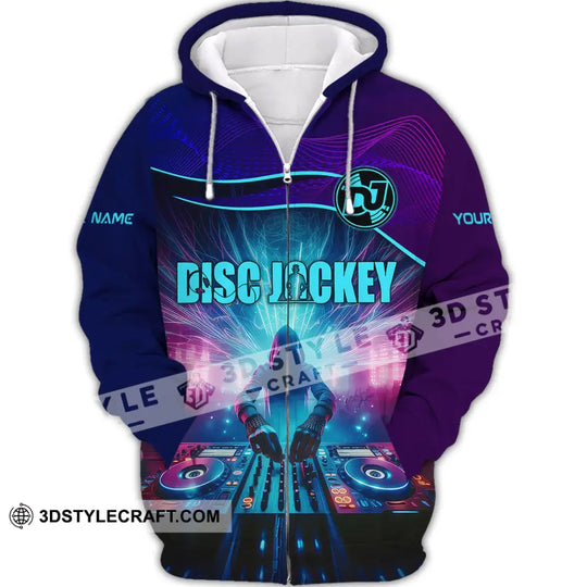 Unisex Shirt - Custom Text Dis Jockey Shirt style option 2