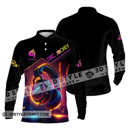 Unisex Shirt - Custom Text Shirt, Disc Jockey Shirt style option 3