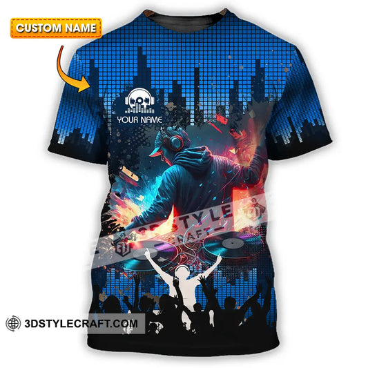 Unisex Shirt - Custom Text Disc Jockey T-Shirt