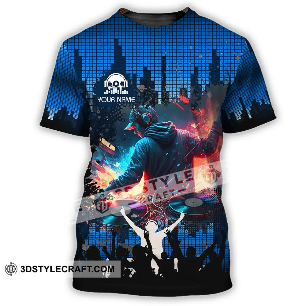 Unisex Shirt - Custom Text Disc Jockey T-Shirt / S T-Shirt