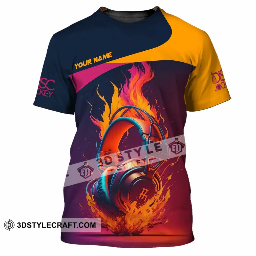 Unisex Shirt - Custom Text Disc Jockey T-Shirt / S T-Shirt