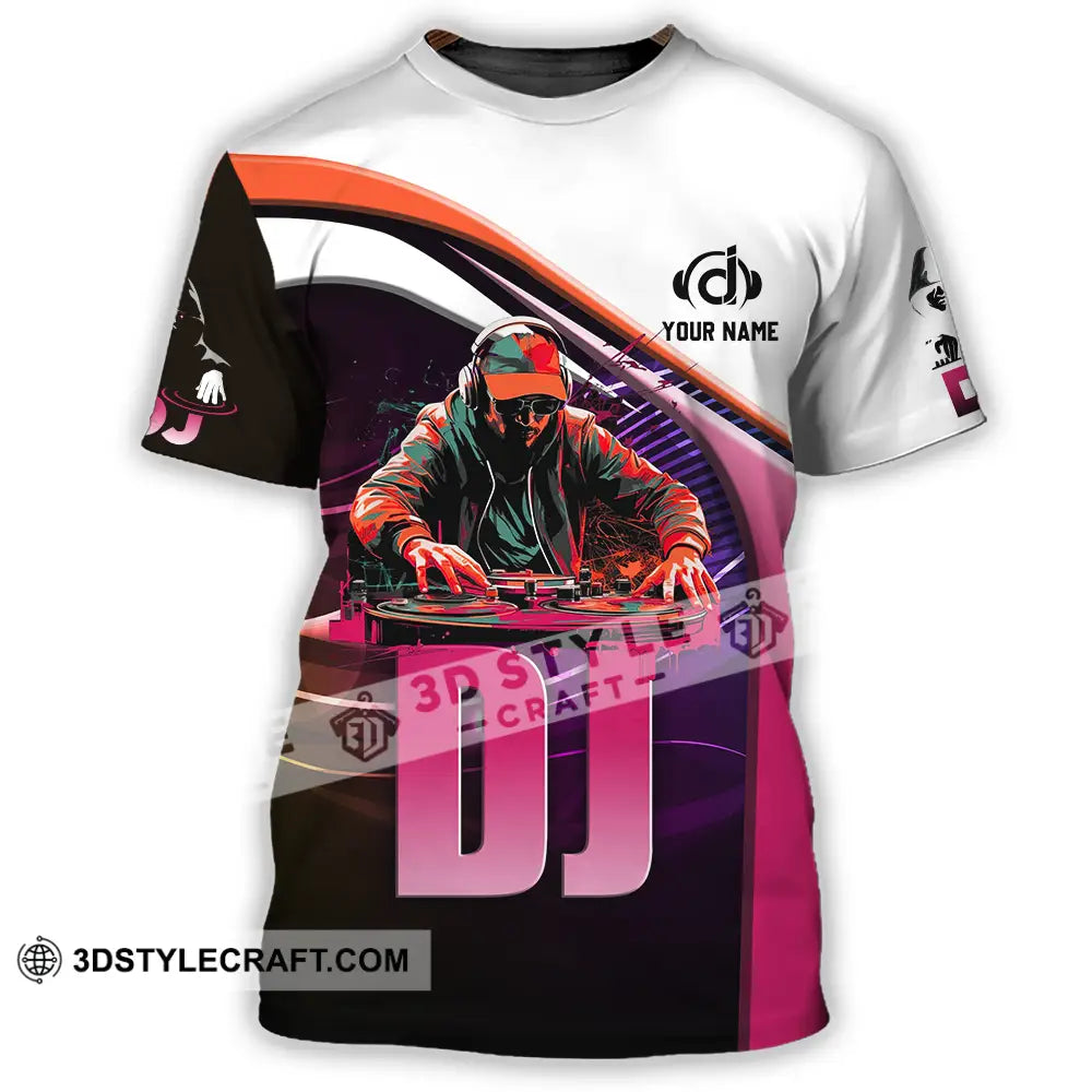 Unisex Shirt - Custom Text Shirt Disc Jockey T-Shirt / S T-shirt