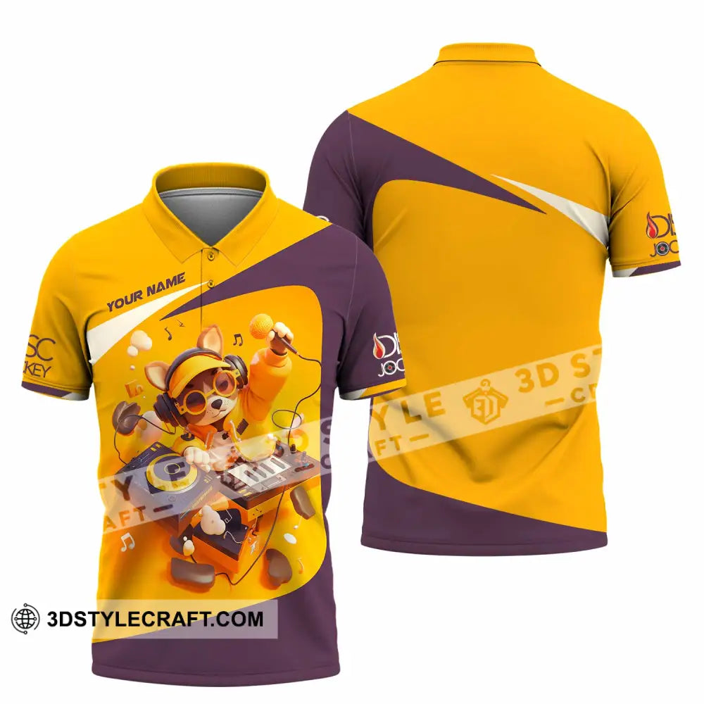 Unisex Shirt - Custom Text Shirt DJ Shirt Shirt Polo Shirt / S T-shirt