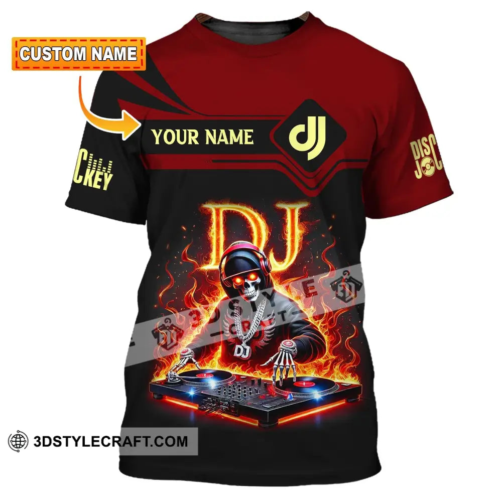 Unisex Shirt - Custom Text Dj T-Shirt