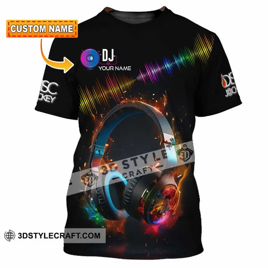 Unisex Shirt - Custom Text Shirt DJ style option 1