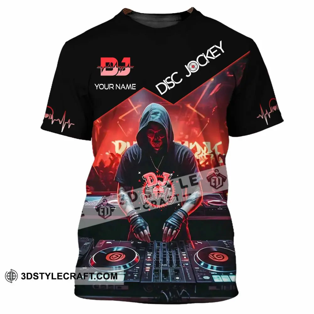 Unisex Shirt - Custom Text Dj T-Shirt / S T-Shirt