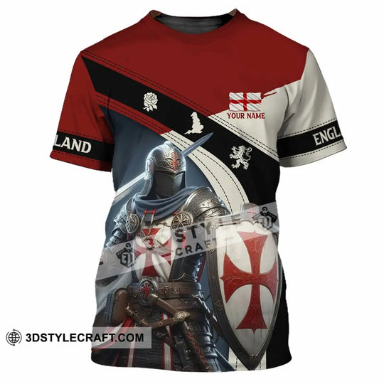 Unisex Shirt - Custom Text Shirt, England Shirt style option 2