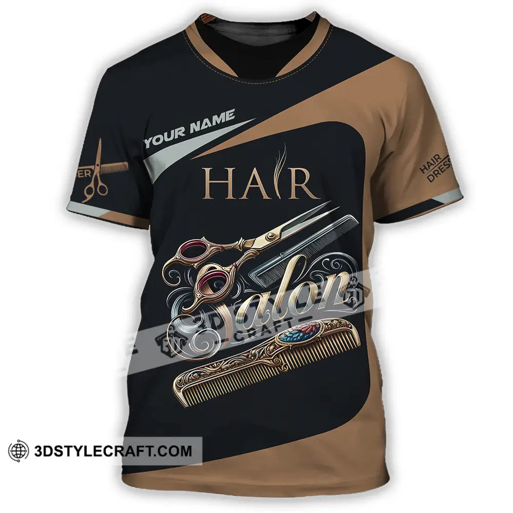 Unisex Shirt - Custom Text Shirt For Hair Salon T-Shirt / S T-shirt
