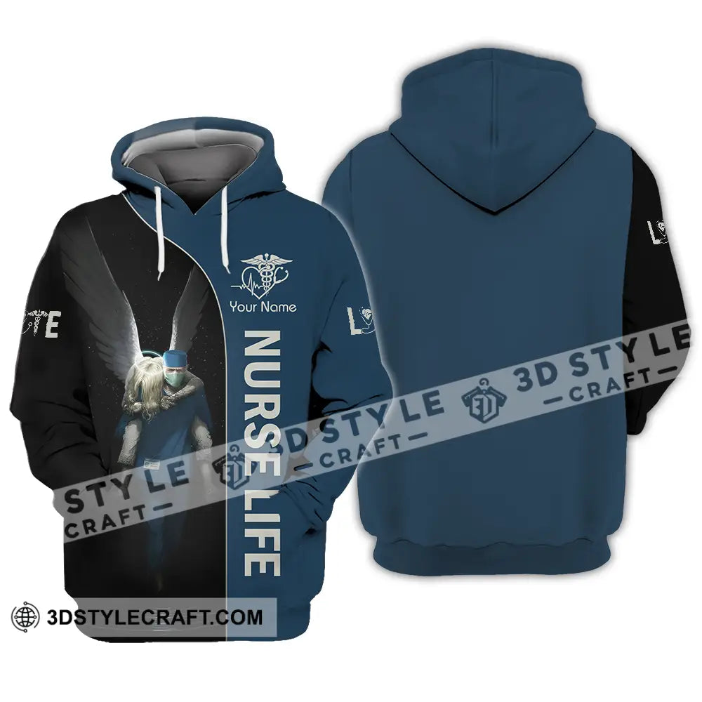 Unisex Shirt - Custom Text Shirt For Nurse Nurselife Nursing Hoodie / S T-shirt