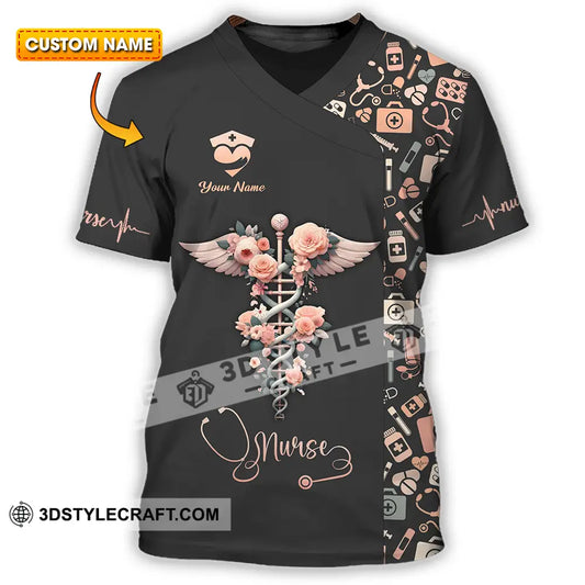 Unisex Shirt - Custom Text Shirt For Nurse Nurselife Nursing T-shirt