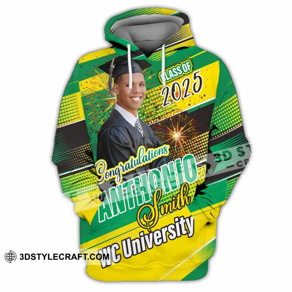 Unisex Shirt - Custom Text Shirt Graduation Shirt Hoodie / S T-shirt