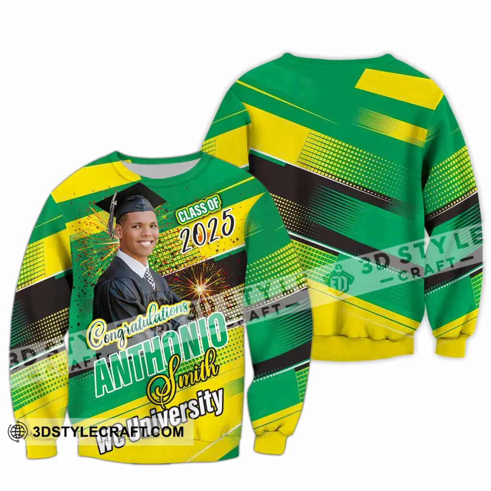 Unisex Shirt - Custom Text Shirt Graduation Shirt Long Sleeve / S T-shirt