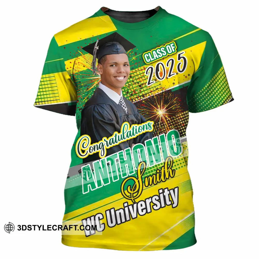 Unisex Shirt - Custom Text Shirt Graduation Shirt T-Shirt / S T-shirt