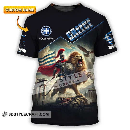 Unisex Shirt - Custom Text Shirt Greece style option 1