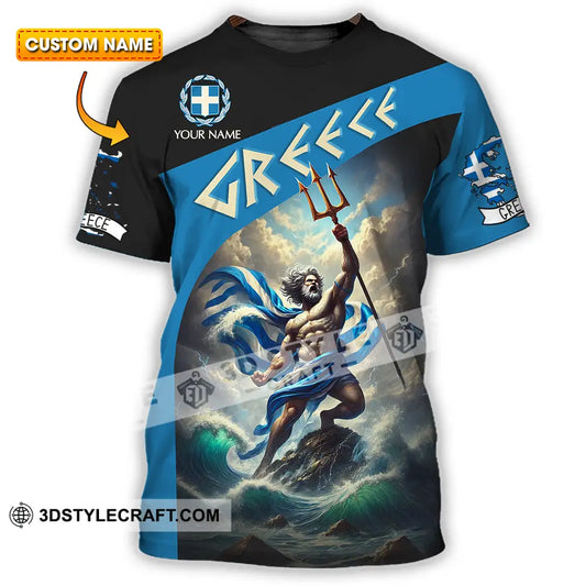 Unisex Shirt - Custom Text Greece T-Shirt