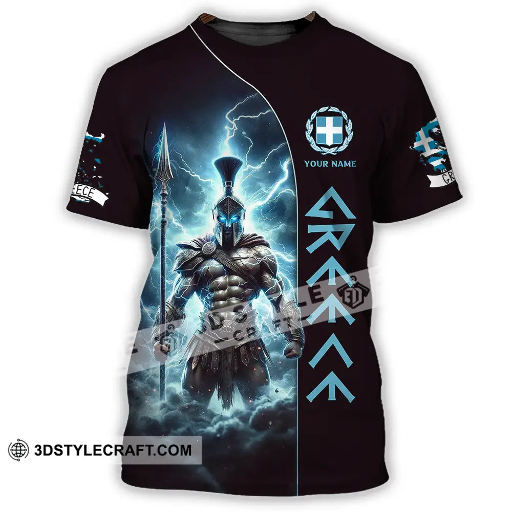 Unisex Shirt - Custom Text Greece T-Shirt / S T-Shirt