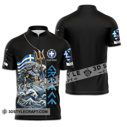 Unisex Shirt - Custom Text Shirt Greece style option 2