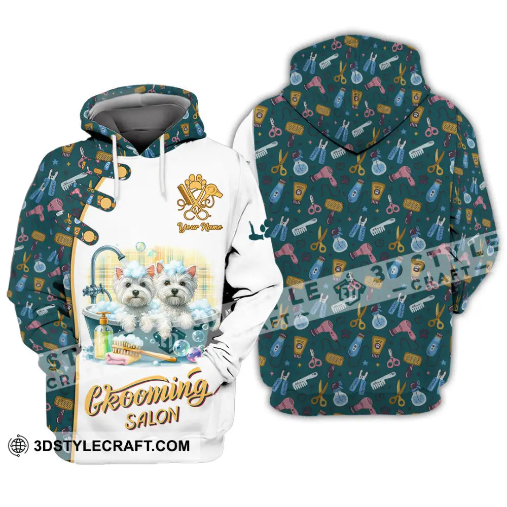 Unisex Shirt - Custom Text Shirt Groom Salon Shirt Hoodie / S T-shirt