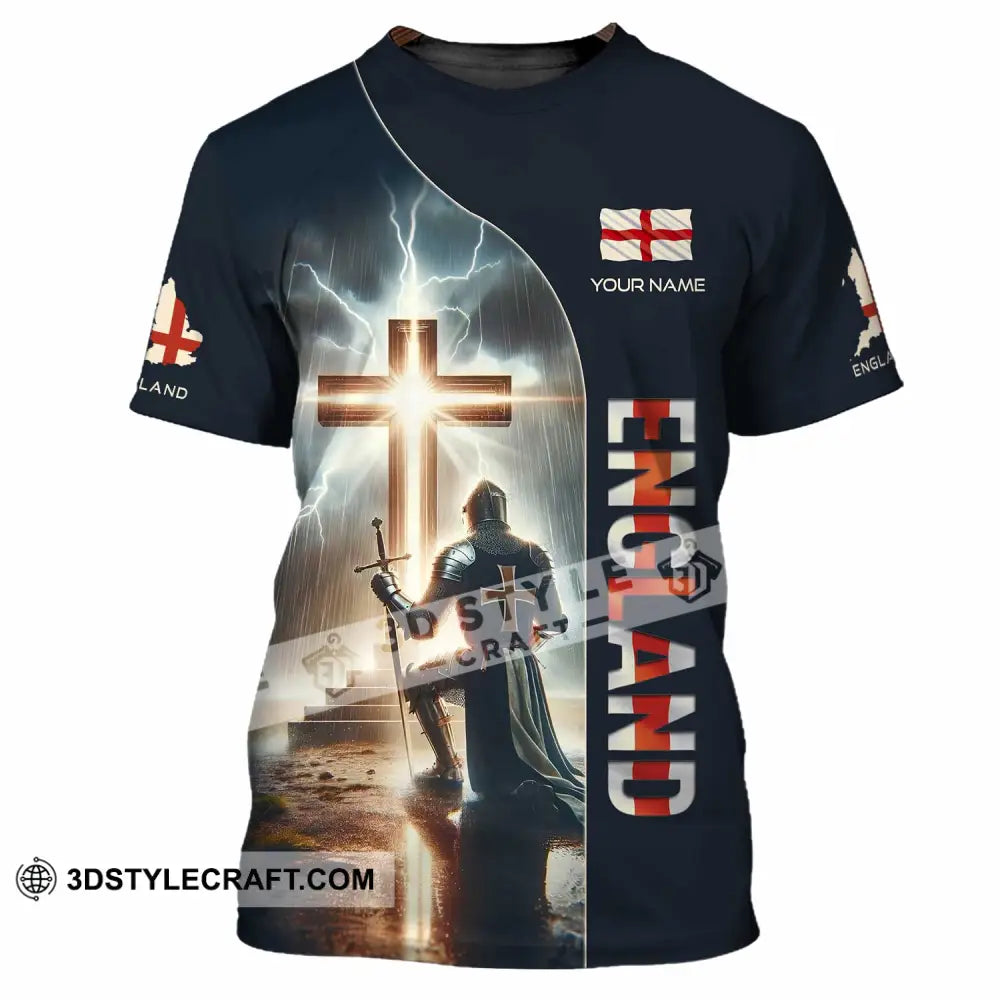 Unisex Shirt - Custom Text Guardian Of England T-Shirt / S T-Shirt