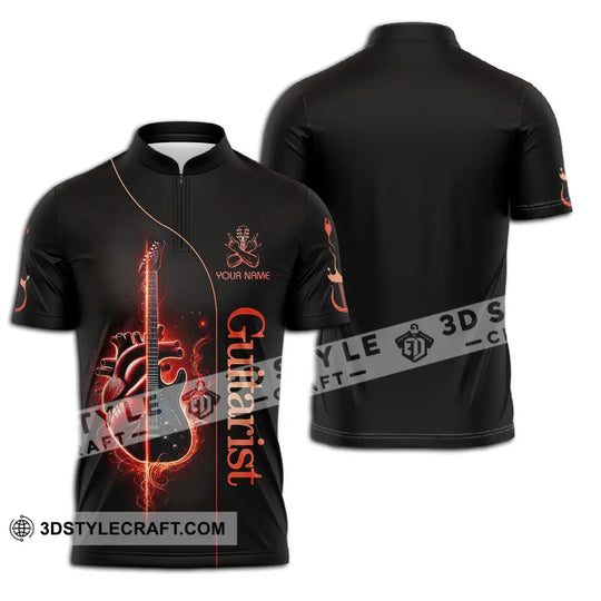 Unisex Shirt - Custom Text Shirt Guitarist style option 2