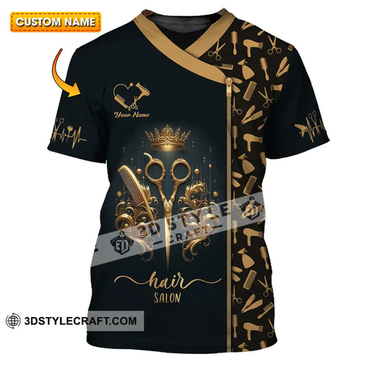 Unisex Shirt - Custom Text Hair Salon T-Shirt