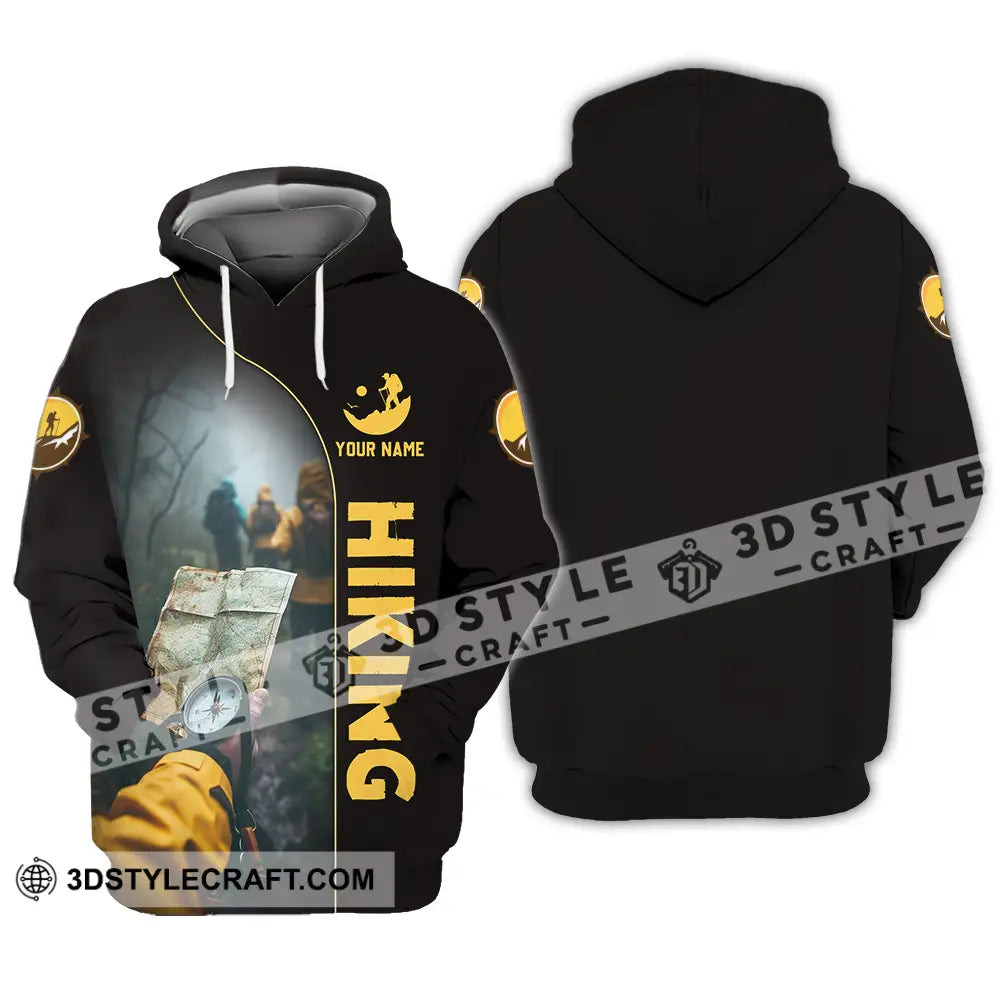 Unisex Shirt - Custom Text Shirt Hiking Shirt Hoodie / S T-shirt