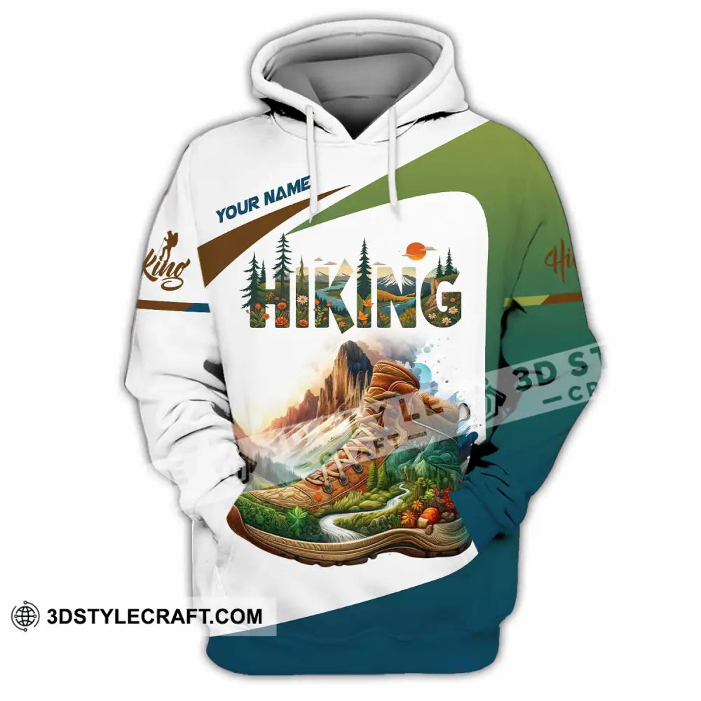 Unisex Shirt - Custom Text Shirt Hiking Shirt Hoodie / S T-shirt