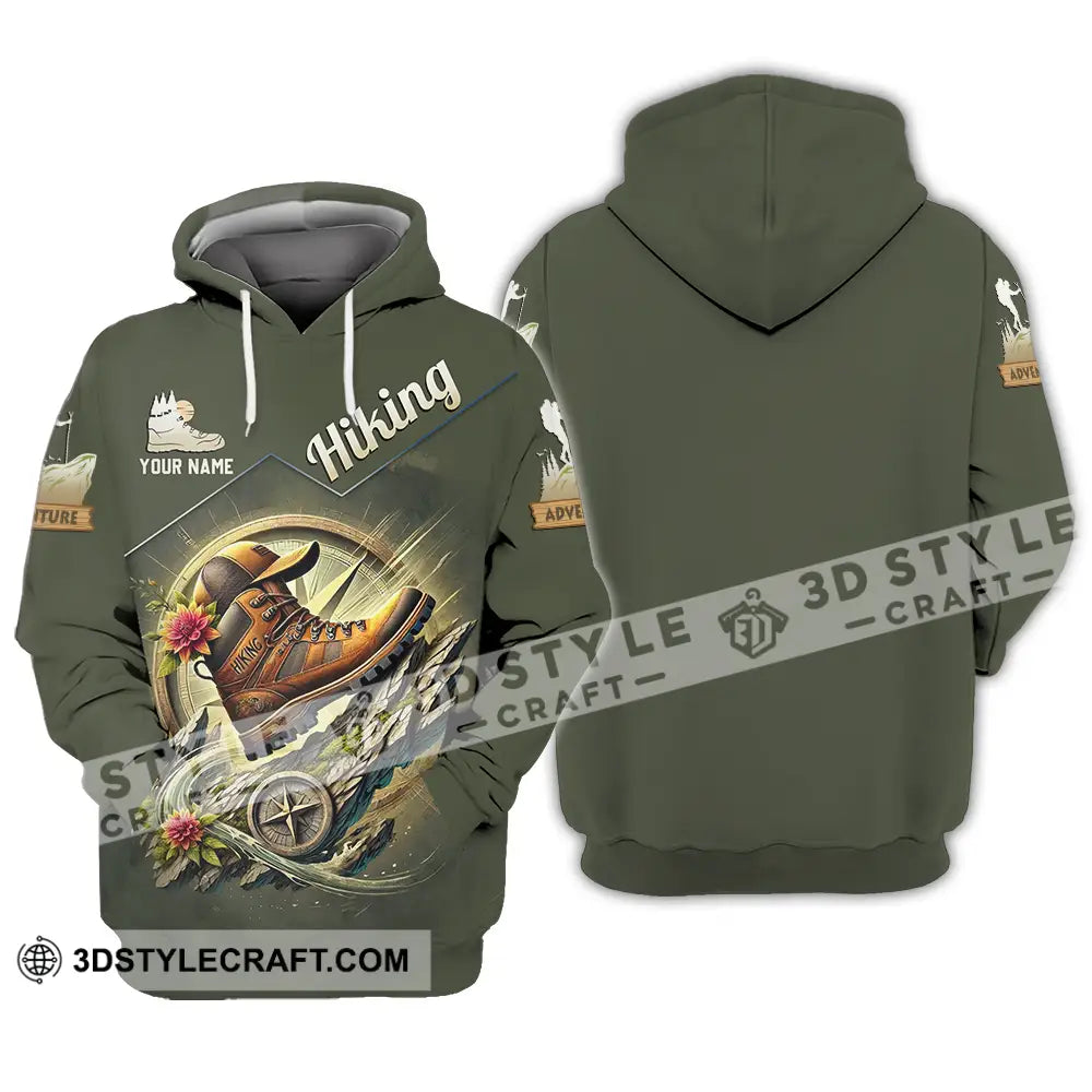 Unisex Shirt - Custom Text Shirt Hiking Hoodie / S T-shirt