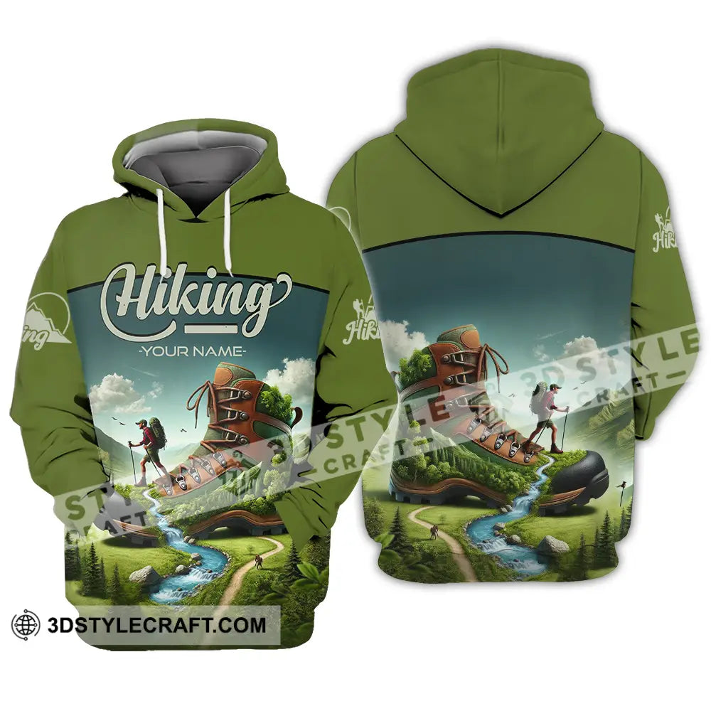 Unisex Shirt - Custom Text Shirt Hiking Shirt Hoodie / S T-shirt