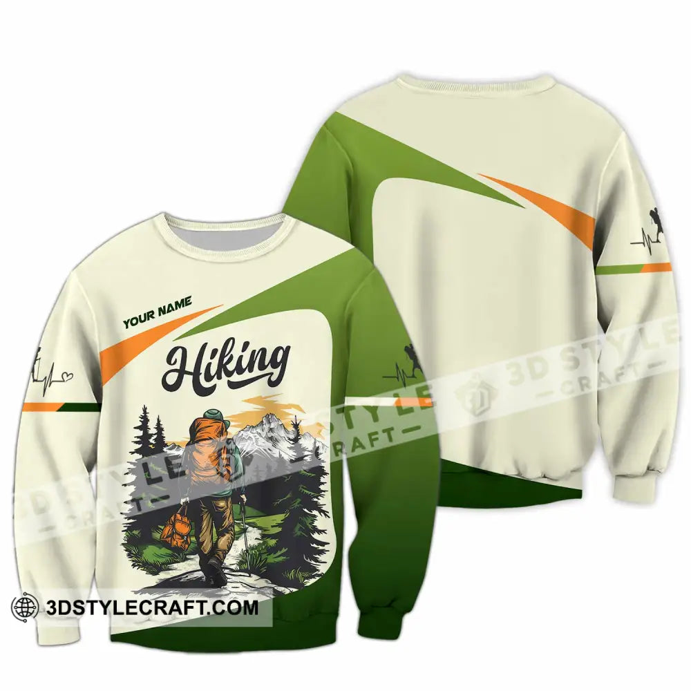 Unisex Shirt - Custom Text Shirt Hiking Shirt Long Sleeve / S T-shirt