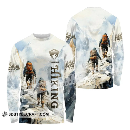 Unisex Shirt - Custom Text Shirt, Hiking style option 4