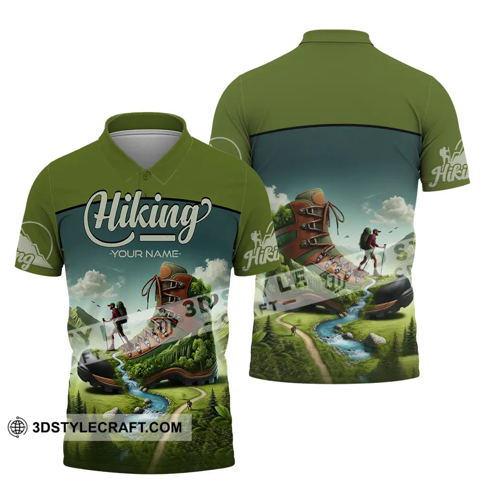 Unisex Shirt - Custom Text Shirt Hiking Shirt Polo Shirt / S T-shirt